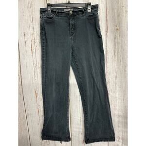 Levis 512 Bootcut Jeans Womens Size 14 Gray Perfectly Slimming Denim Mid Rise